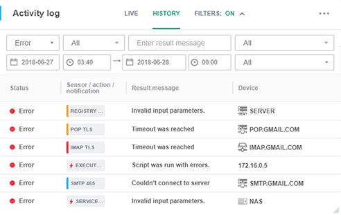 Filtri di ricerca avanzati